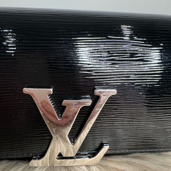 Authentic Louis Vuitton Louise PM Epi Electric Black Leather Shoulder/Clutch - Picture 4 of 12